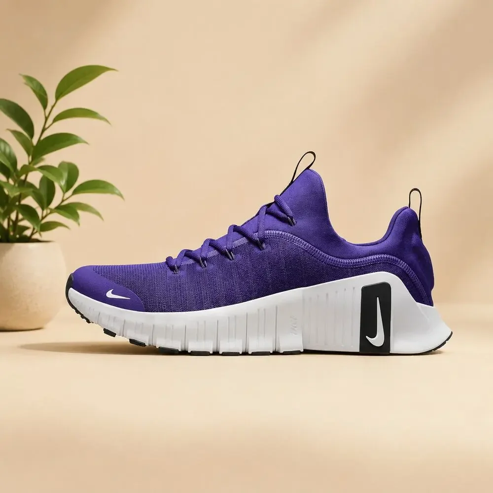 NWT Nike Free Metcon 6 Men's Workout Shoes Court Purple Black White Size 12